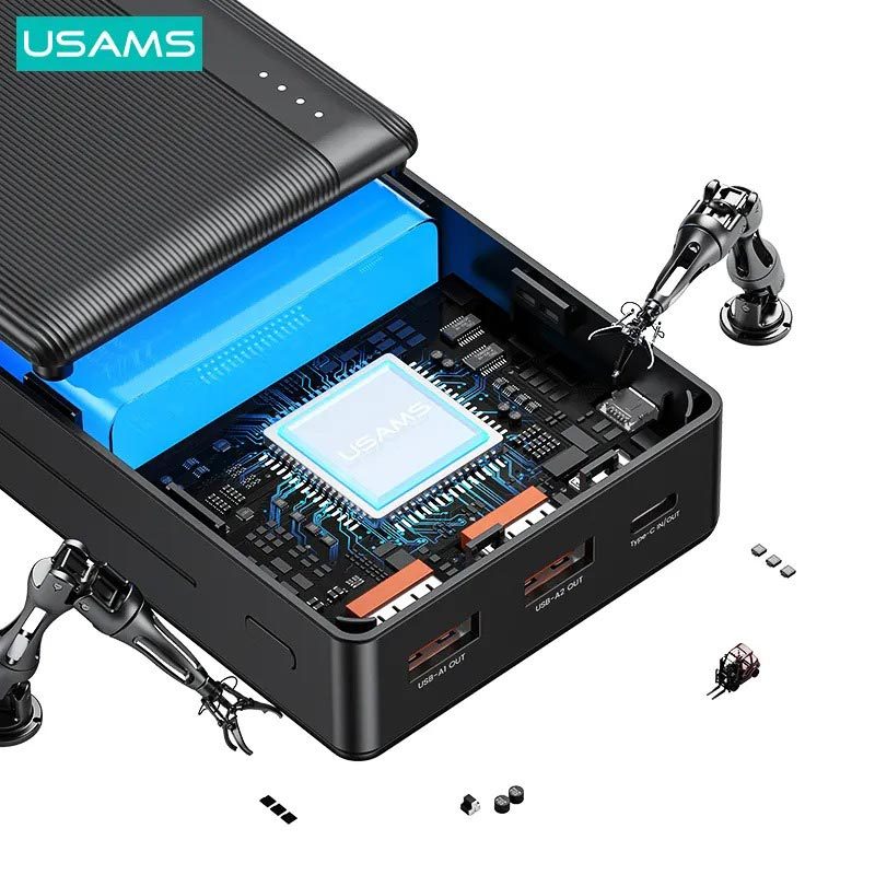 پاور بانک فست شارژ 20000 یوسامز Usams US-CD204 QC3.0 PD 20W