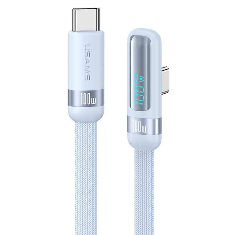 کابل تبدیل فست شارژ Usams US-SJ653 Type-C To Type-C PD 100W 1.2m
