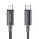 کابل تبدیل فست شارژ Usams US-SJ660 Type-C To Type-C PD 100W 1.2m