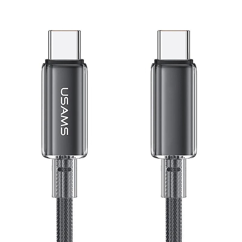 کابل تبدیل فست شارژ Usams US-SJ660 Type-C To Type-C PD 100W 1.2m