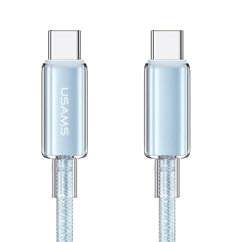 کابل تبدیل فست شارژ Usams US-SJ660 Type-C To Type-C PD 100W 1.2m