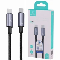 کابل تبدیل فست شارژ Usams US-SJ664 Type-C To Type-C 60W 2m