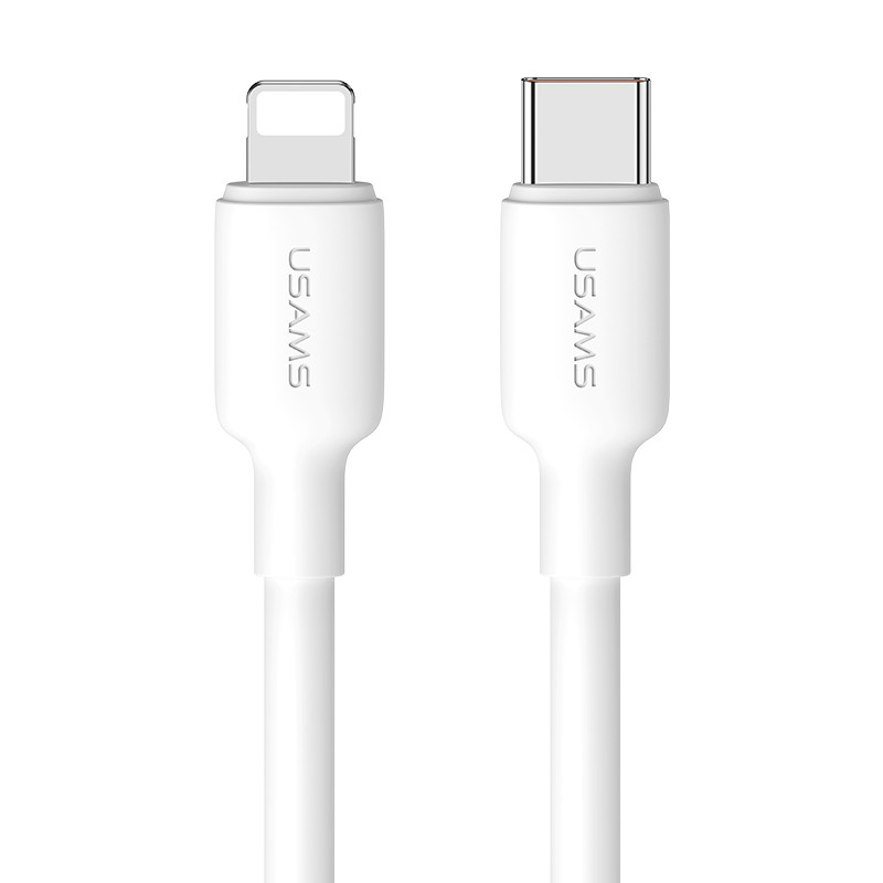 کابل تبدیل فست شارژ Usams US-SJ610 Type-C To Lightning PD 20W 1m