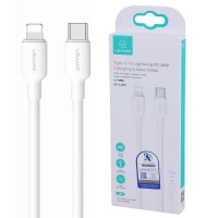 کابل تبدیل فست شارژ Usams US-SJ610 Type-C To Lightning PD 20W 1m