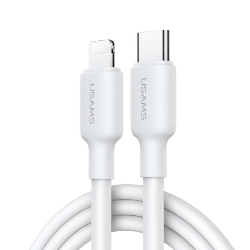 کابل تبدیل فست شارژ Usams US-SJ610 Type-C To Lightning PD 20W 1m