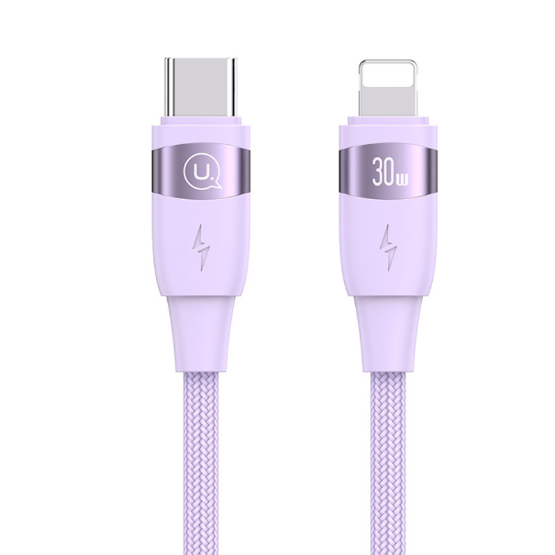 کابل تبدیل فست شارژ Usams US-SJ634 Type-C To Lightning PD 30W 1.2m