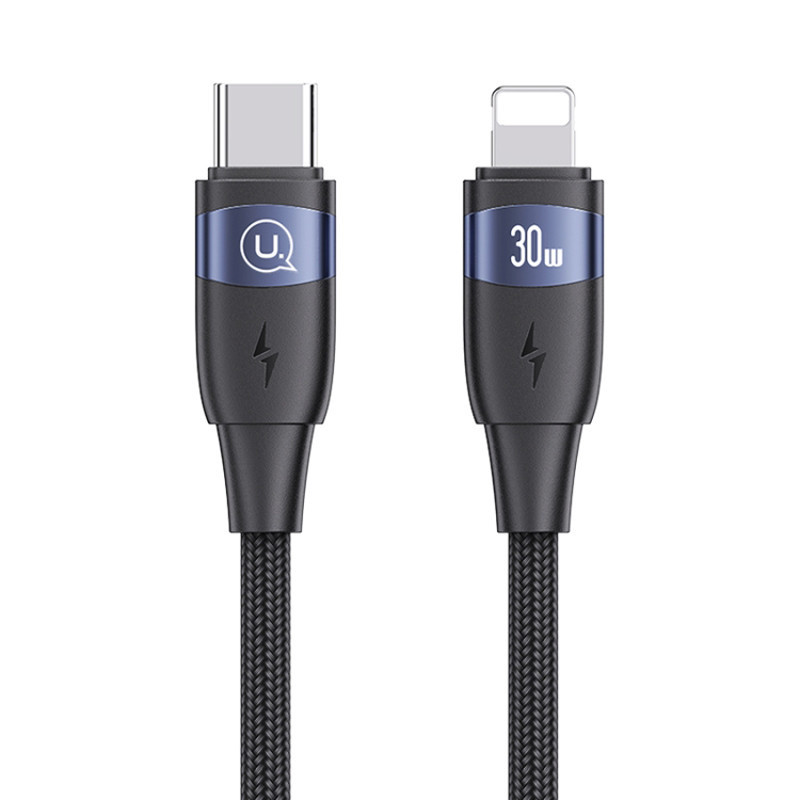 کابل تبدیل فست شارژ Usams US-SJ634 Type-C To Lightning PD 30W 1.2m