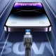 کابل تبدیل فست شارژ Usams US-SJ634 Type-C To Lightning PD 30W 1.2m