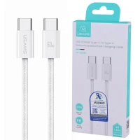 کابل تبدیل فست شارژ Usams US-SJ656 Type-C To Type-C PD 60W 1.2m