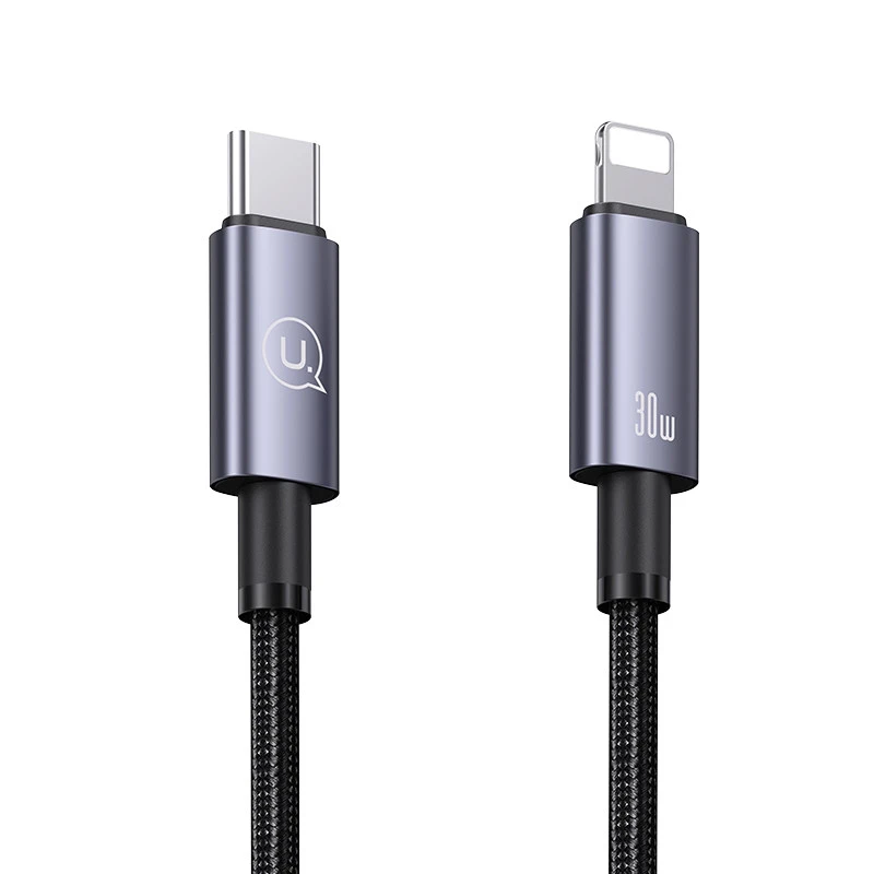 کابل تبدیل فست شارژ Usams US-SJ662 Type-C To Lightning 30W 1.2m