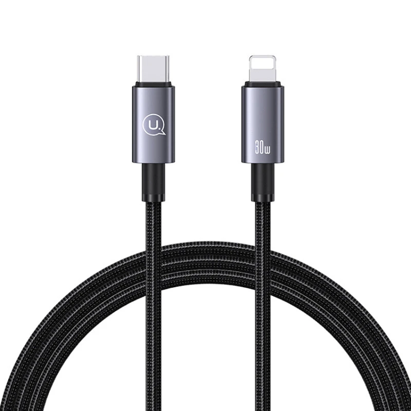 کابل تبدیل فست شارژ Usams US-SJ662 Type-C To Lightning 30W 1.2m