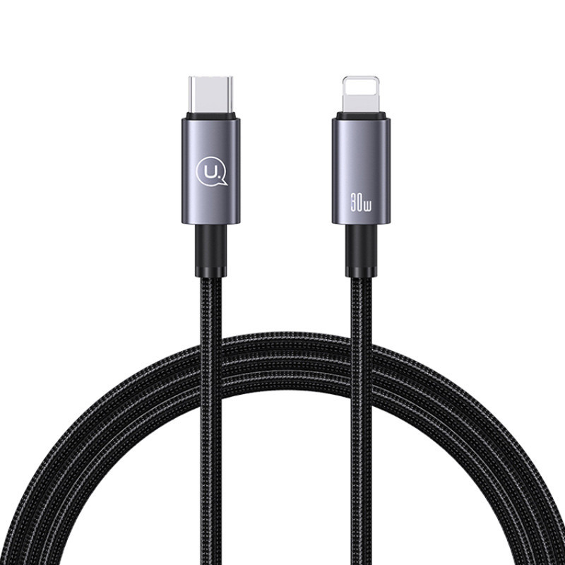 کابل تبدیل فست شارژ Usams US-SJ662 Type-C To Lightning 30W 1.2m