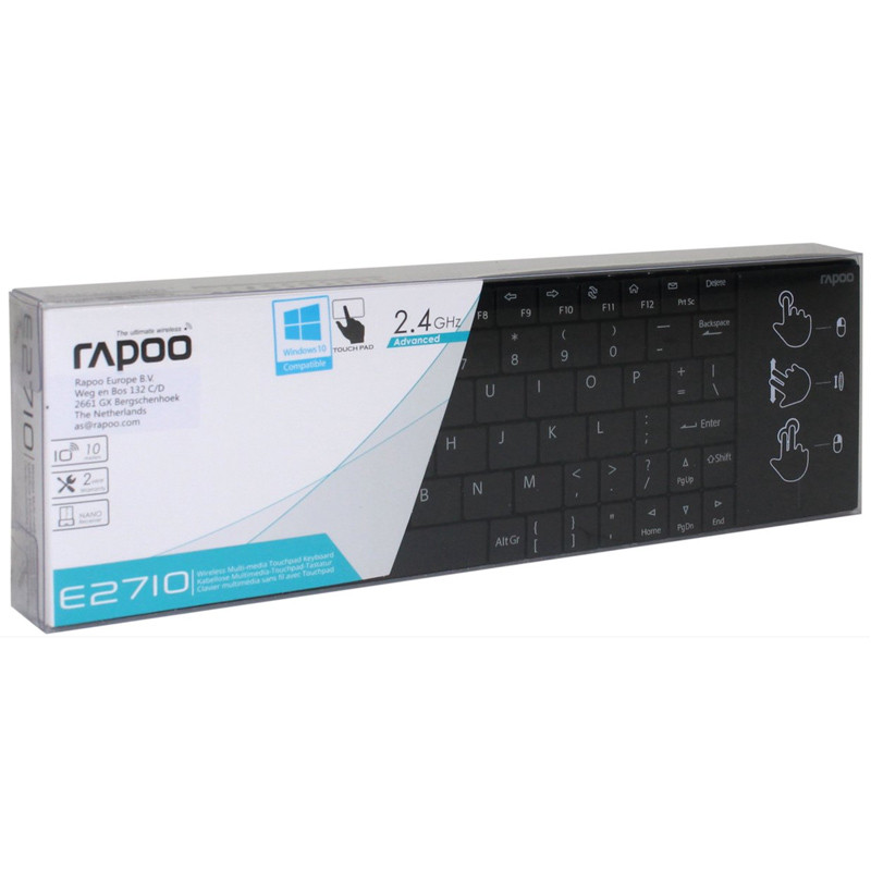 کیبورد و تاچ پد بی سیم Rapoo K2710