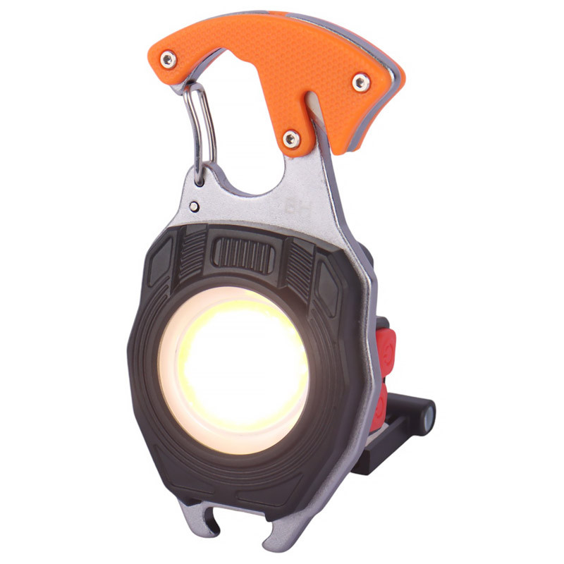 چراغ قوه قلاب دار COB 6IN1 کد 3