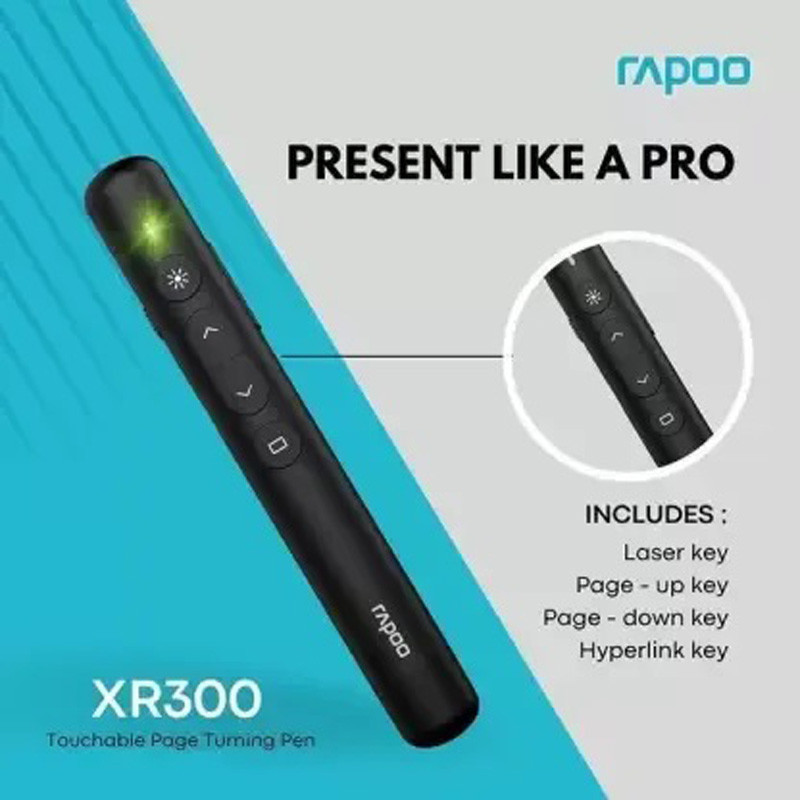پرزنتر بی سیم Rapoo XR300