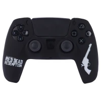 روکش دسته بازی PS5 طرح Red Dead Redemption مشکی سفید