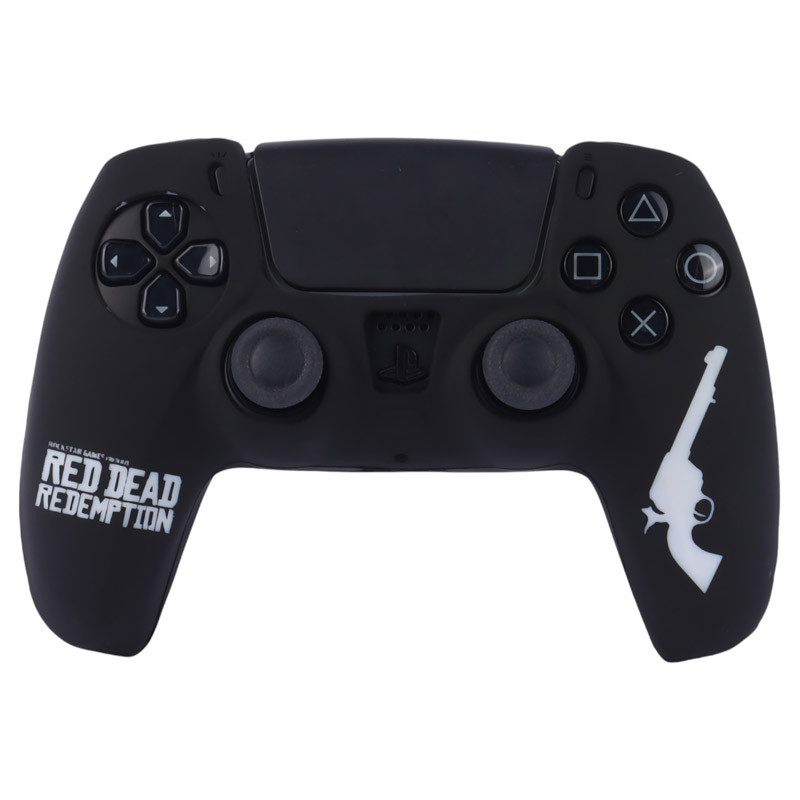 روکش دسته بازی PS5 طرح Red Dead Redemption مشکی سفید