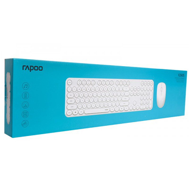 موس و کیبورد بی سیم Rapoo X260S