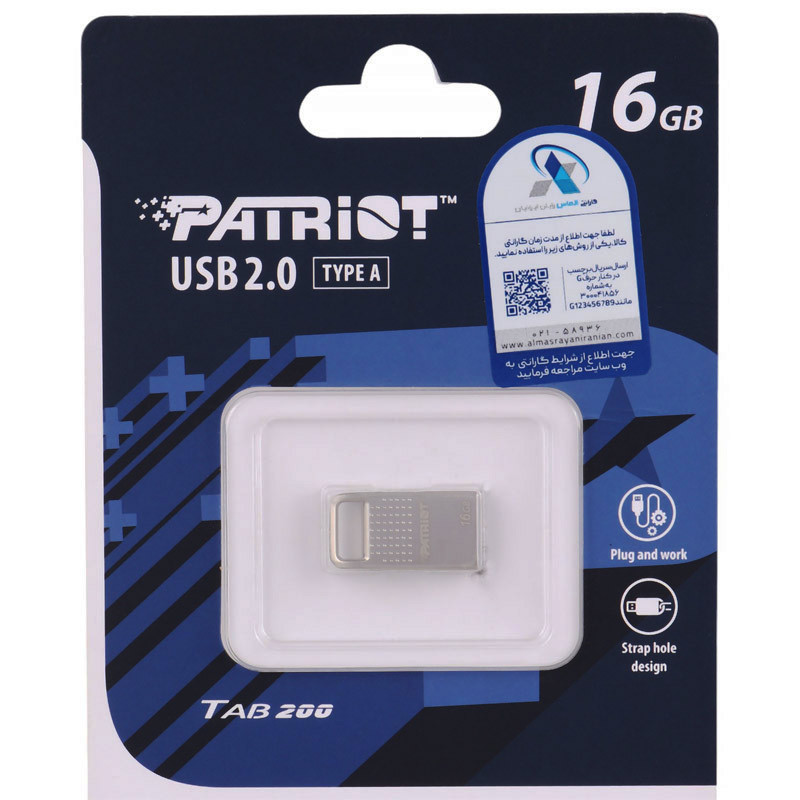 فلش 16 گیگ پاتریوت Patriot TAB200