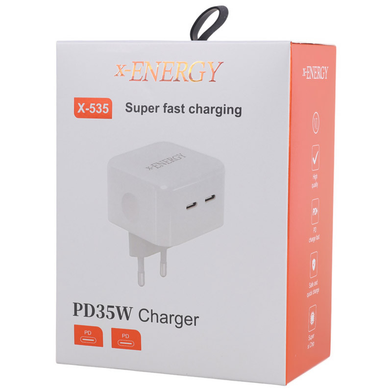 کلگی فست شارژ X-Energy X-535 2Port 3A PD 35W Type-C