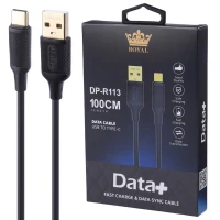 کابل تایپ سی فست شارژ Data+Royal DPR -113 USB TO Type-C 2.4A 1m