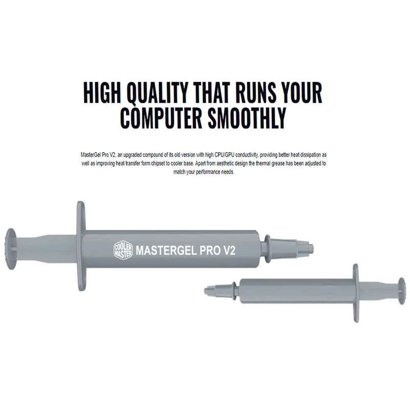 خمیر سیلیکون سرنگی Cooler master MasterGel Pro V2