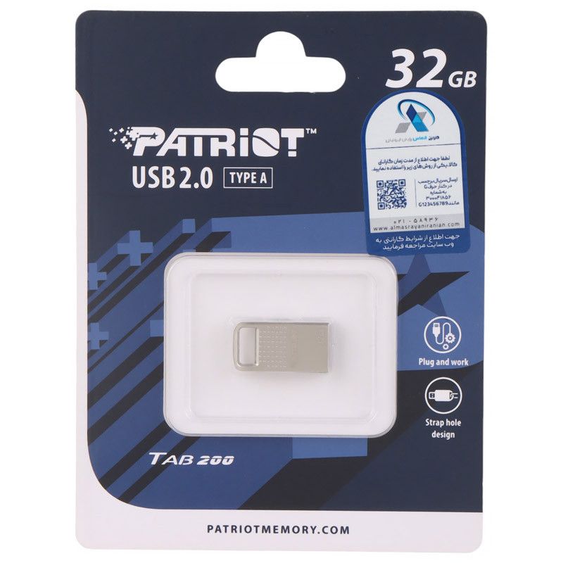 فلش 32 گیگ پاتریوت Patriot TAB200 USB2.0