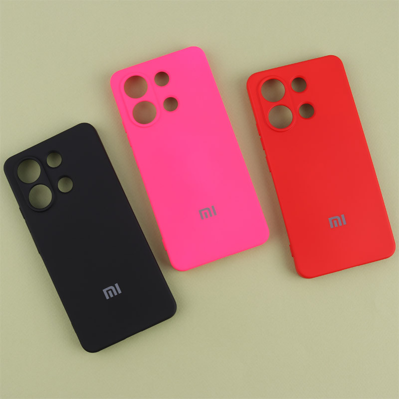 قاب سیلیکونی Highcopy زیر بسته محافظ لنزدار شیائومی Redmi Note 13 4G