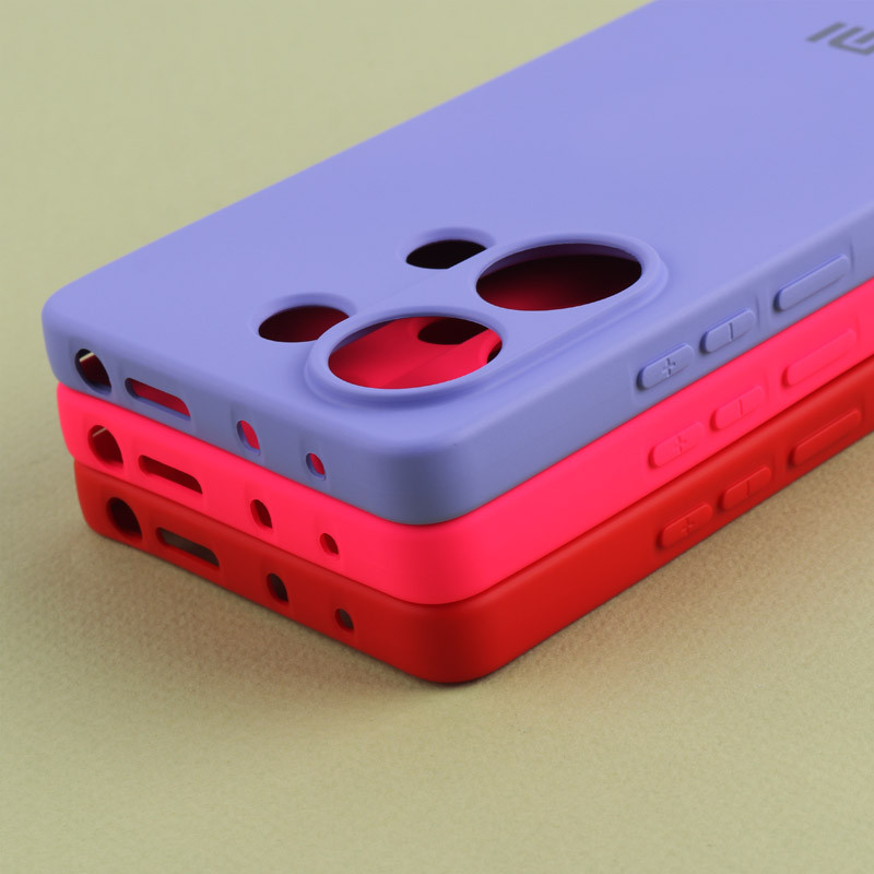 قاب سیلیکونی Highcopy زیر بسته محافظ لنزدار شیائومی Redmi Note 13 Pro 4G