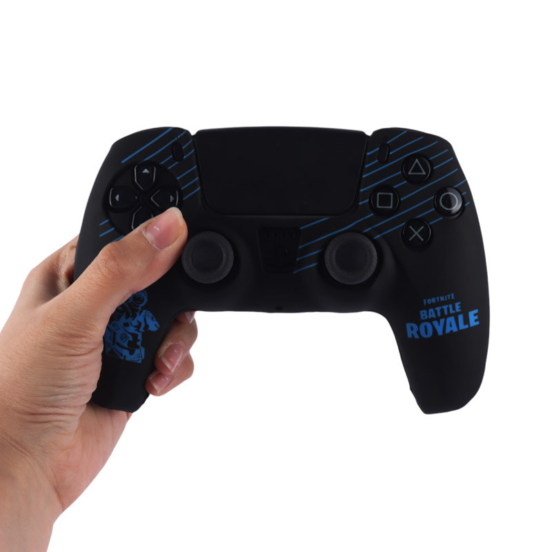 روکش دسته بازی PS5 طرح Fortnite مشکی آبی