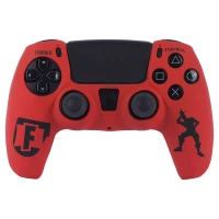 روکش دسته بازی PS5 طرح Fortnite قرمز مشکی