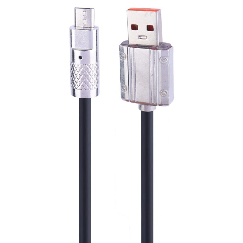 کابل میکرو یو اس بی فست شارژ Super Cable 6A 120W 1m