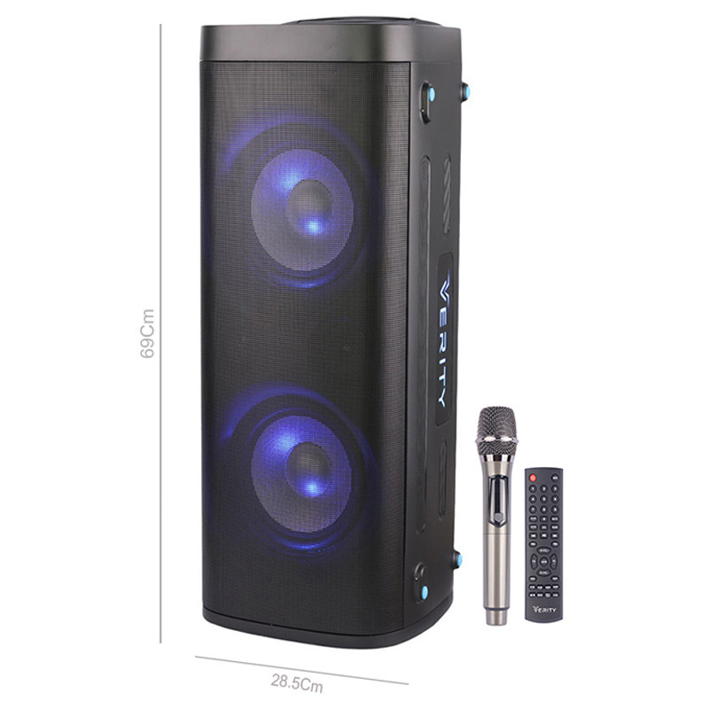 اسپیکر چمدانی بلوتوثی وریتی V-PS2508 + میکروفون و ریموت کنترل