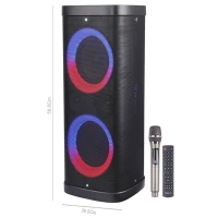 اسپیکر چمدانی بلوتوثی وریتی V-PS2606 + میکروفون و ریموت کنترل