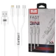 کابل 3 سر فست شارژ Earldom EC-IMC018 3A 1.2m