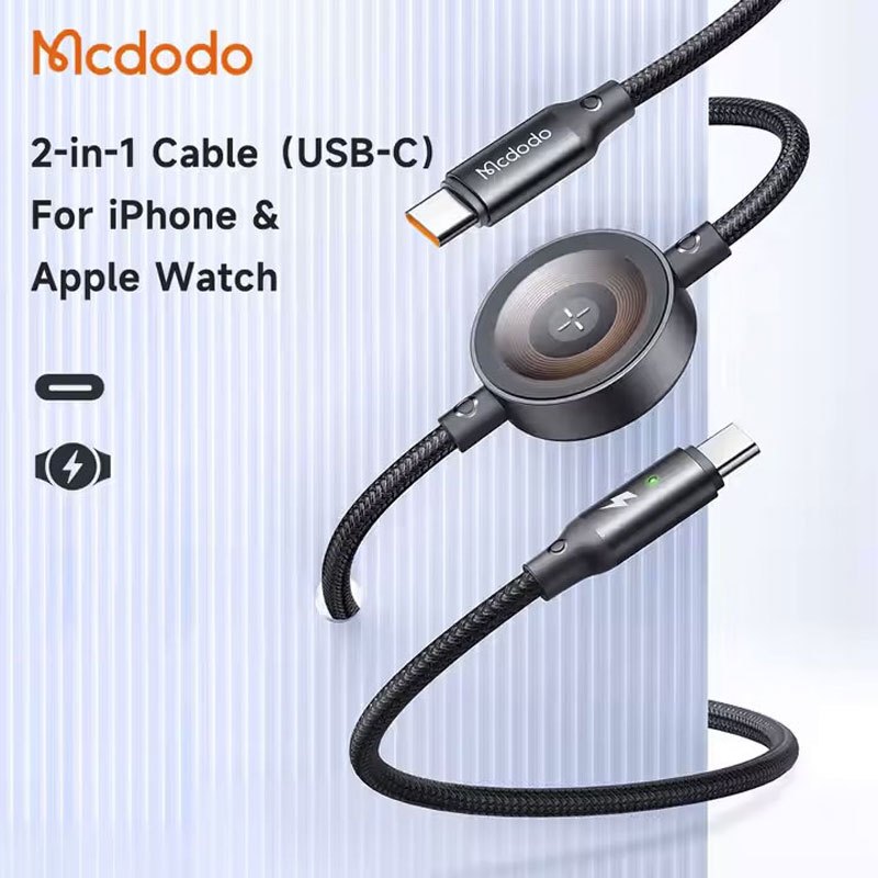 کابل دو سر تایپ سی و مغناطیسی شارژ Mcdodo CA-258 1.5m