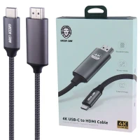 کابل تبدیل Green Lion GN4KTCHDMIBK Type-C to HDMI 4K 2m