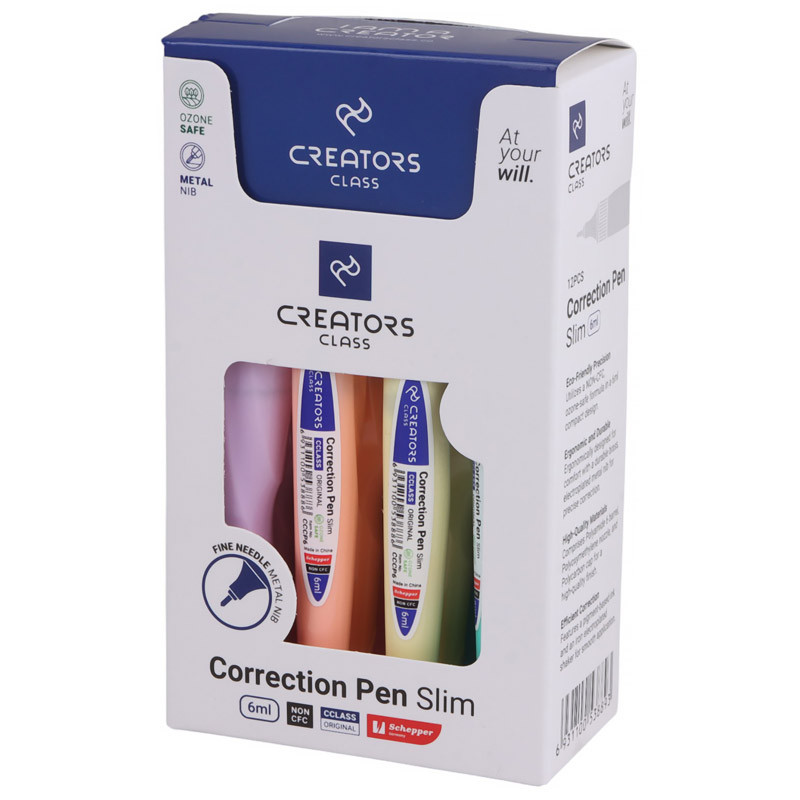 غلط گیر قلمی Creators Class CCCP6 6ml بسته 12 عددی