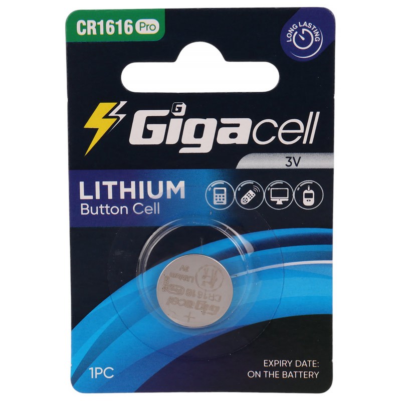 باتری سکه ای Gigacell CR1616 pro