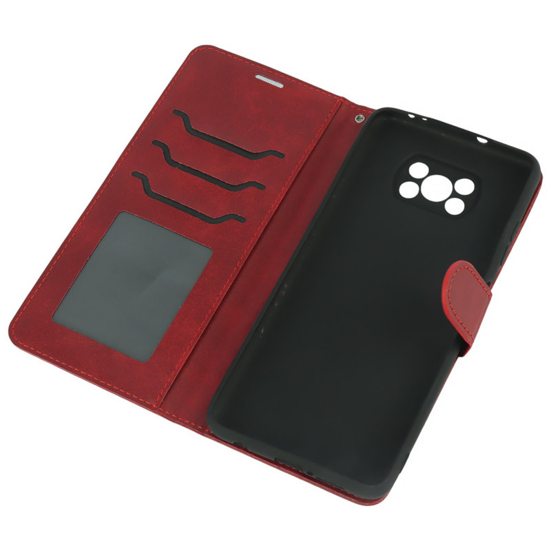 کیف چرمی مگنتی محافظ لنزدار شیائومی Poco X3 / X3 NFC / X3 pro