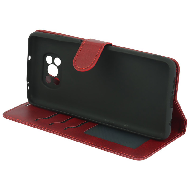 کیف چرمی مگنتی محافظ لنزدار شیائومی Poco X3 / X3 NFC / X3 pro