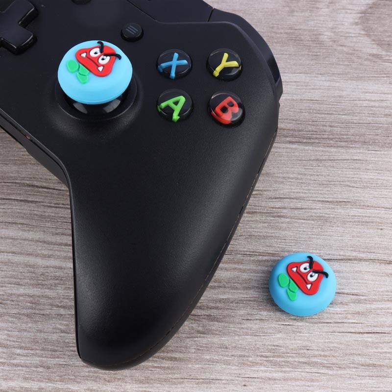 روکش آنالوگ دسته بازی Play Station/XBOX طرح قارچ آبی قرمز