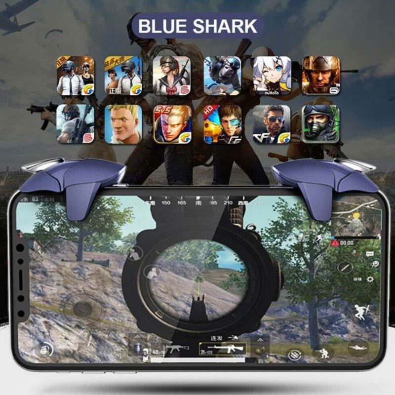 دسته بازی PubG انگشتی CH-5 Blue Shark