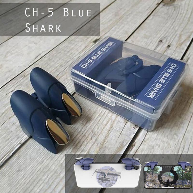 دسته بازی PubG انگشتی CH-5 Blue Shark