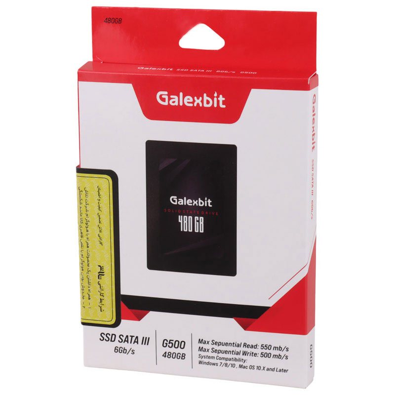 حافظه SSD گلکس بیت Galexbit G500 480GB