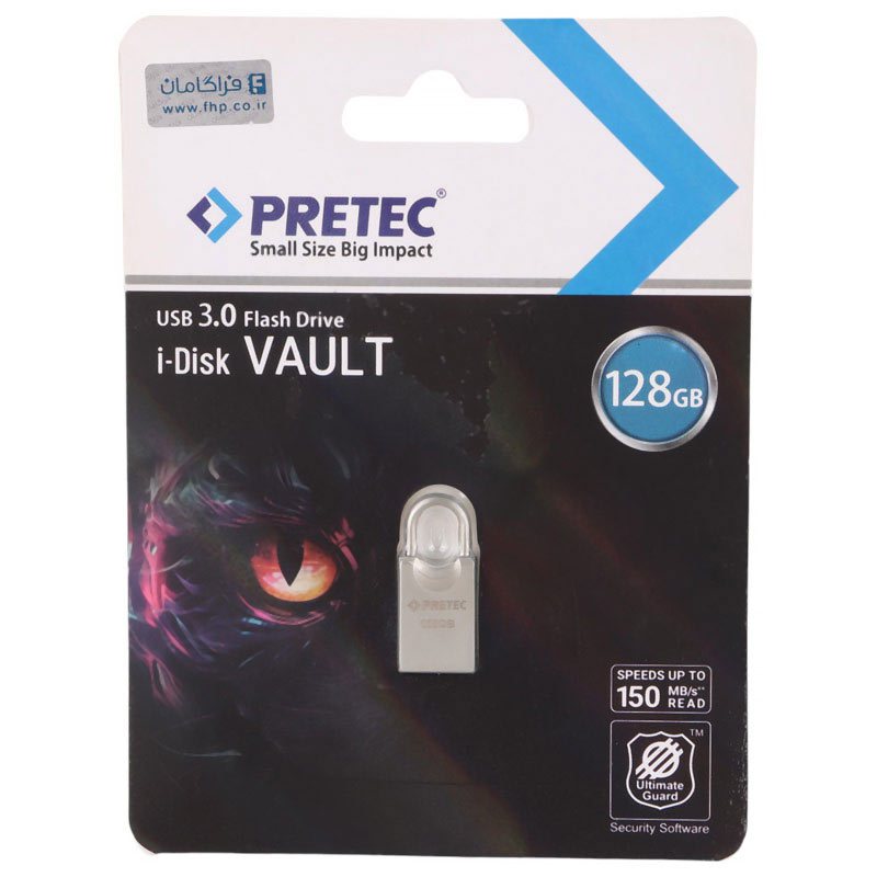 فلش 128 گیگ پرتک Pretec i-Disk Vault USB3.0