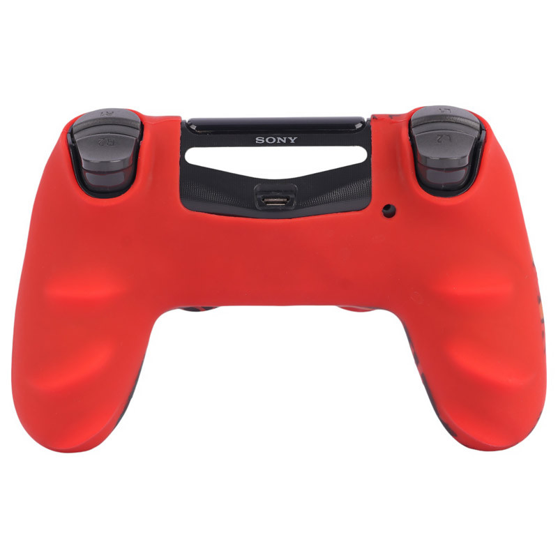 روکش دسته بازی PS4 طرح اسکلت قرمز مشکی کد 3