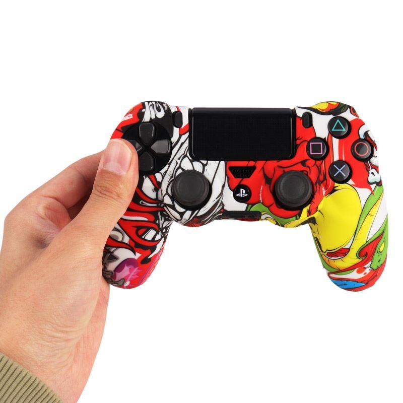 روکش دسته بازی PS4 طرح اسکلت و مار