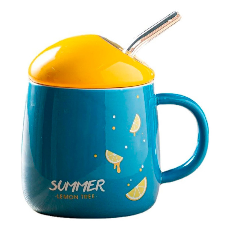 ماگ سرامیکی تابستانی درب دار کد ps 103579