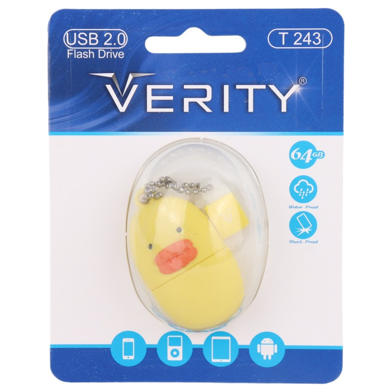 فلش عروسکی 64 گیگ وریتی Verity T243